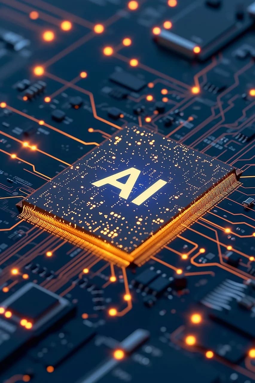 Ai computer chip.